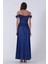 Saks Taş Askılı Düşük Kol Saten Abiye 0806118.26 5
