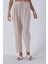 Bej Beli Lastikli Keten Pantolon 3970412.55 4