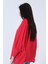 Kırmızı Hakim Yaka Oversize Gömlek 3972822.08 4
