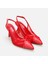 01AYH307410A750 KIRMIZI Kadın Fileli Stiletto 2