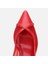01AYH307410A750 KIRMIZI Kadın Fileli Stiletto 4
