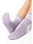 Bambu Kadın Kaydırmaz Taban Silikon Baskı Pilates Yoga Fitness Dans Aktivite Tenis Çorabı 3'lü Paket 4