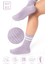 Bambu Kadın Kaydırmaz Taban Silikon Baskı Pilates Yoga Fitness Dans Aktivite Tenis Çorabı 3'lü Paket 4