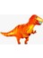 T-Rex Folyo Balon Tyrannosaurus Rex Folyo Balon 104 cm Turuncu 1