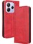 Xiaomi Redmi Note 14 Deri Cüzdan Standı Retro Doku Telefon Kapağı (Yurt Dışından) 1