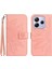 Xiaomi Redmi Note 14 Bilek Kayışlı Deri Cüzdan Telefon Kılıfı (Yurt Dışından) 1