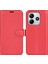 Xiaomi Redmi Note 14 Litchi Doku Darbeye Dayanıklı Deri Cüzdan Telefon Kapağı (Yurt Dışından) 1