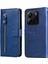 Xiaomi Redmi Note 14 Fermuarlı Cüzdan Buzağı Dokusu Pu Deri Telefon Kapağı (Yurt Dışından) 1