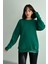 Kadın Bisiklet Yaka Oversize Sweatshirt 3