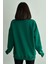 Kadın Bisiklet Yaka Oversize Sweatshirt 4