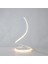 LED Spiral Masa Lambası Ev Oturma Odası Yatak Odası Dekorasyon Aydınlatma Beyaz (Yurt Dışından) 3