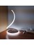 LED Spiral Masa Lambası Ev Oturma Odası Yatak Odası Dekorasyon Aydınlatma Beyaz (Yurt Dışından) 4