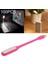 100 Adet Taşınabilir Mini USB 6 LED Işık Pembe (Yurt Dışından) 2