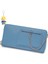 Kadın Uzun Cüzdan Düz Renkli Asılı Zincir Fermuar Büyük Kapasiteli Moda Clutch Para Cüzdanı (Yurt Dışından) 1