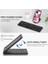 Mini Katlanabilir Bluetooth Klavye Taşınabilir ve Telefon Standı iPhone ile Uyumlu iPad ile Uyumlu Mac ile Uyumlu Android Windows ile Uyumlu Ultra Ince Alüminyum Seyahat Katlanır Siyah Z671 2