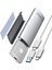 M.2 Nvme Sata SSD Muhafaza Adaptörü Aletsiz, USB C 3.2 Gen 2 10GBPS Nvme, 5gbps Ngff Sata Pcıe M-Anahtar (B+M Anahtar) 2230/2242/2260/2280, Alüminyum Harici M2 Kasa Desteği Uasp Trim-Pwem2-Wh 1
