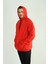Tmb 3 Ip Şardonlu Kapşonlu Sweat 24 Kırmızı 3