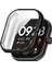 Xiaomi Redmi Watch 5 Kılıf 360 Full Round Soft Silicone Siyah 1