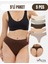Yüksek Bel, Toparlayıcı, Tanga Külotlar - 5'li Paket - Kahve, Taş, Pudra, Bej, Açık Kahve 1