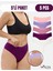 Yüksek Bel, Toparlayıcı, Tanga Külotlar - 5'li Paket Fuşya, Somon, Ekru, Lila, Gül Kurusu 1