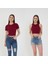 2'li Adet Fitilli Kısa Kol ve Askılı Body Crop Bluz Seti 1