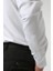 Slim Fit Beyaz Armürlü Düğmeli Yaka Pamuklu Gömlek 5HC02ORT07265 4