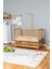 Ahşap Beşik Anne Yanı Beşik Vernikli 60X120 - Uyku Setsiz Tek Yataklı 1