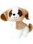 22CM Simülasyon Köpek Köpek Peluş Oyuncak Süsleri (Yurt Dışından) 1