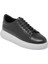 Siyah Hakiki Deri Erkek Sneaker - E25I1AY57222-A23 1