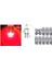 T10 LED 5W Red Crystal Dipsiz Ampul Cob LED Kristal Cam Kırmızı 3