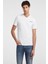 Guess Erkek Slim Fit Beyaz Kısa Kollu Tişört 2