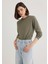 Bisiklet Yaka Yeşil Sweatshirt 1S10183-70121 2