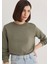 Bisiklet Yaka Yeşil Sweatshirt 1S10183-70121 3