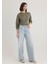 Bisiklet Yaka Yeşil Sweatshirt 1S10183-70121 4