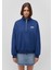 Mavi Logo Baskılı Yarı Fermuarlı Lacivert Sweatshirt 1S10179-82625 3
