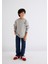 Logo Baskılı Gri Sweatshirt 6S10055-88468 1