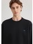 Bisiklet Yaka Siyah Basic Sweatshirt 0S10348-900 5