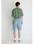 Isac 90lar Vintage Açık Mavi Jean Şort 0410679-87140 4