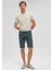 Tim Mavi Black Puslu Mavi Jean Şort 0428487151 1