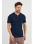 Erkek Polo Yaka Fermuarlı Triko T-Shirt (AG-50025) 3
