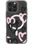 iPhone 16 Pro Kılıf Ultra Hybrid MagFit MagSafe özellikli Hearts Black Pink - ACS08275 1
