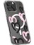 iPhone 16 Pro Kılıf Ultra Hybrid MagFit MagSafe özellikli Hearts Black Pink - ACS08275 3