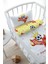 Anne Yanı Beşik Nevresim Takımı (60X100) - For Baby Serisi - Sarı - Kırmızı 3