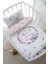 Anne Yanı Beşik Nevresim Takımı (60X100) - For Baby Serisi - Kelebekli Çember 1