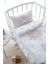 Anne Yanı Beşik Nevresim Takımı (60X100) - Pure Baby Serisi - Buluta Tırmanan Ayıcık 3