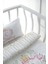 Anne Yanı Beşik Nevresim Takımı (60X100) - Pink Royal Series - Ç Harfi 4