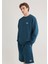 Mavi Logo Baskılı Mavi Sweatshirt 0S10335-70764 3