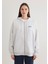 Logo Baskılı Fermuarlı Gri Sweatshirt 1S10246-88468 3