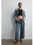 Siena Iconic Puslu Indigo Mavisi Jean Pantolon 1010763-88582 3