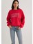 Logo Baskılı Kırmızı Sweatshirt 1611192-70467 3